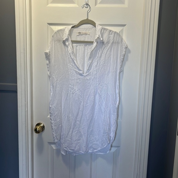 Naftul white sleeveless shirt - Picture 1 of 4